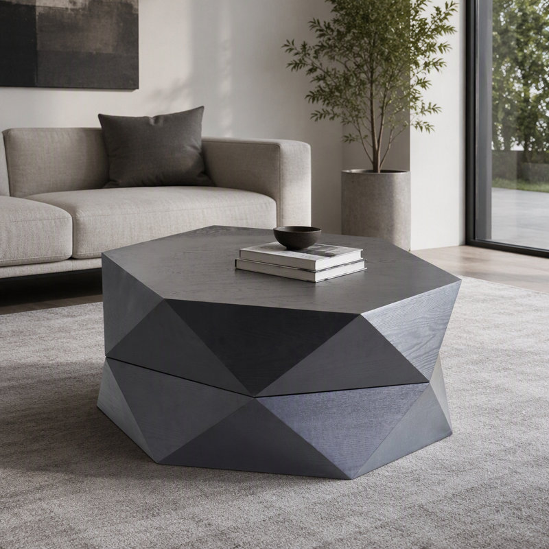 Single Coffee Table, Black