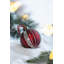 Ornements de boule de Noël en verre 3 po - Décoration suspendue scintillante et peinte pour arbre et fête des Fêtes