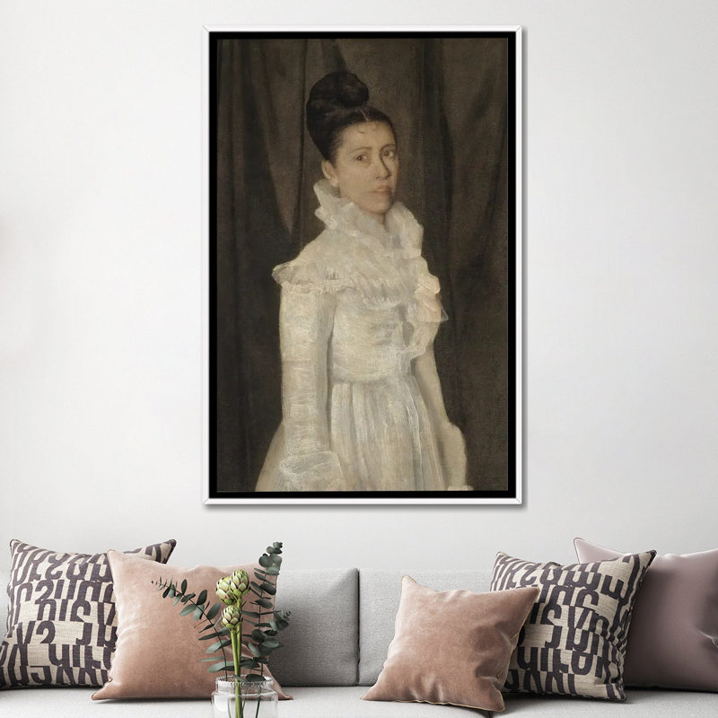 Print, 152.4 cm H x 101.6 cm W x 4.445 cm D, White