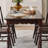 Tahzeeb Solid Wood Dining Table-440618208