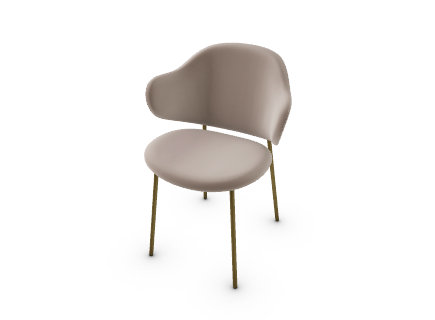Holly Chairs, Matt Bronze, Venice Sand