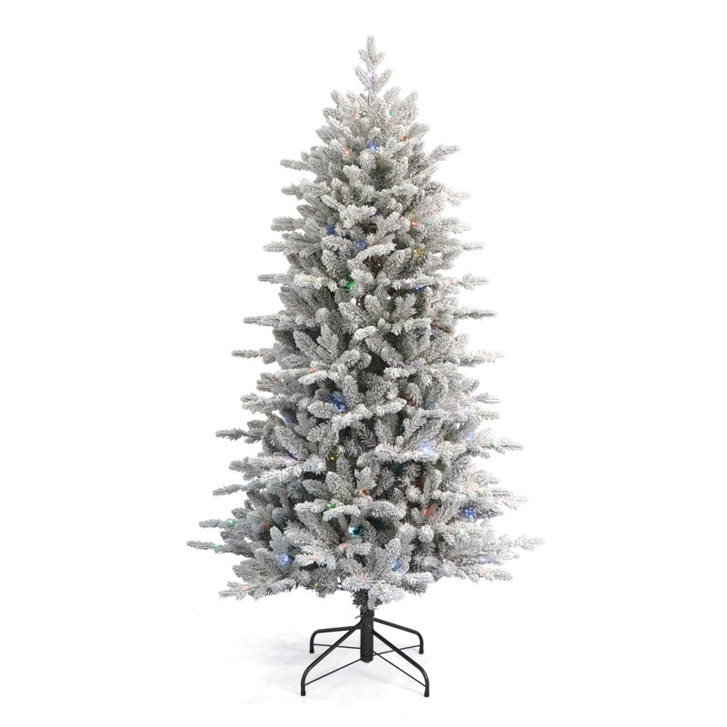 Arbre de Noël artificiel éclairé Bluffton, 6'