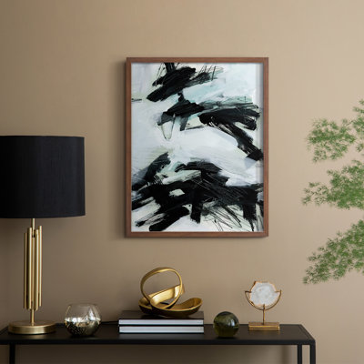 Ocean Current II Framed Print - Solid Wood