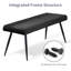 Depue Velvet 130cm Upholstered Bench for 2 person-1103053268