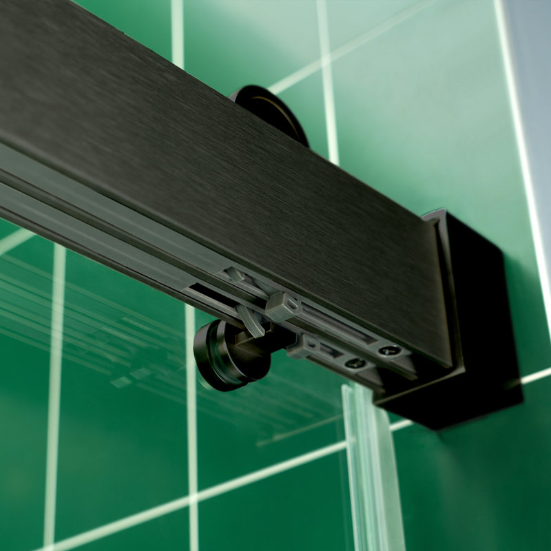 56-60X62" Double Sliding Shower Door With 3/8" Thickened Upgrade Tempered Glass | Stainless Steel Hardware | Safe, Explosion-Resistant, Clear & Stylish, Sturdy & Durable