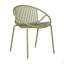 Ensemble de salle à manger d'extérieur moderne 7 pièces avec chaise empilable 7 pièces