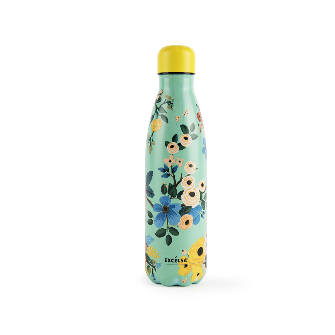 Excelsa FIORI FRIDA 500ml Wasserflasche aus Edelstahl