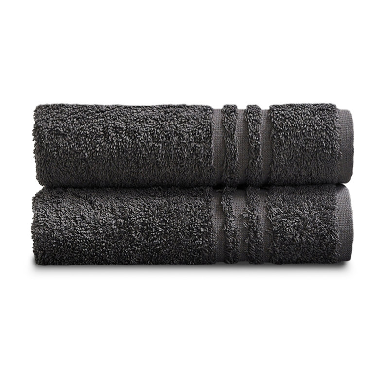 Ensemble de serviettes de bain, Gris anthracite