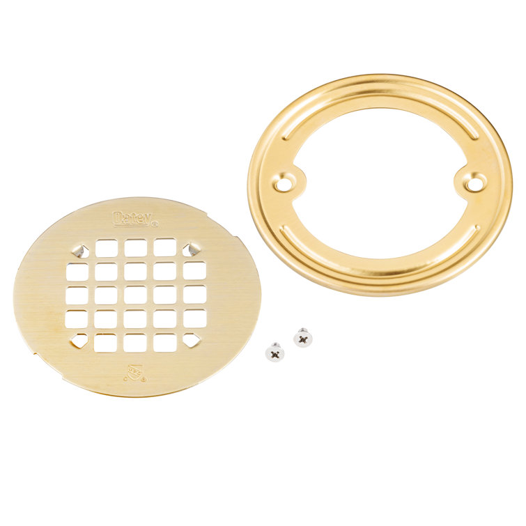 Zoro Select 133-901 Shower Drain Grid,Snap In,SS