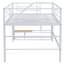 Lit mezzanine moyen avec escalier de rangement, lit simple-905066301