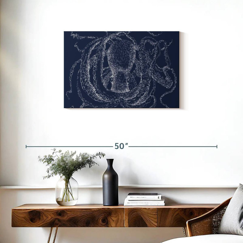 Octo Scribble, 20" H x 30" W