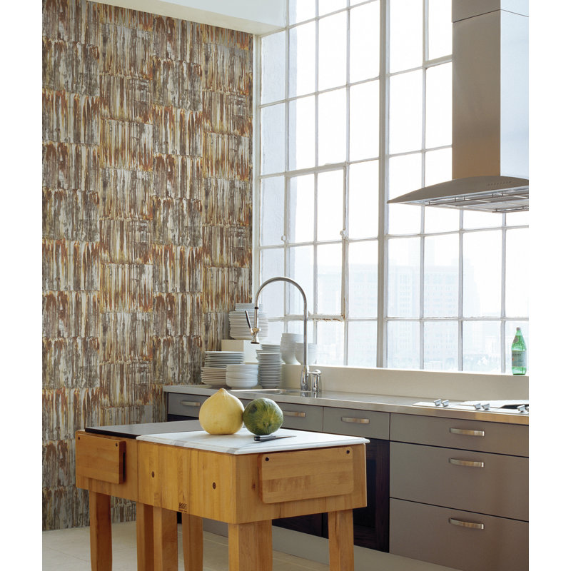10m x 52cm Wallpaper Roll, Copper