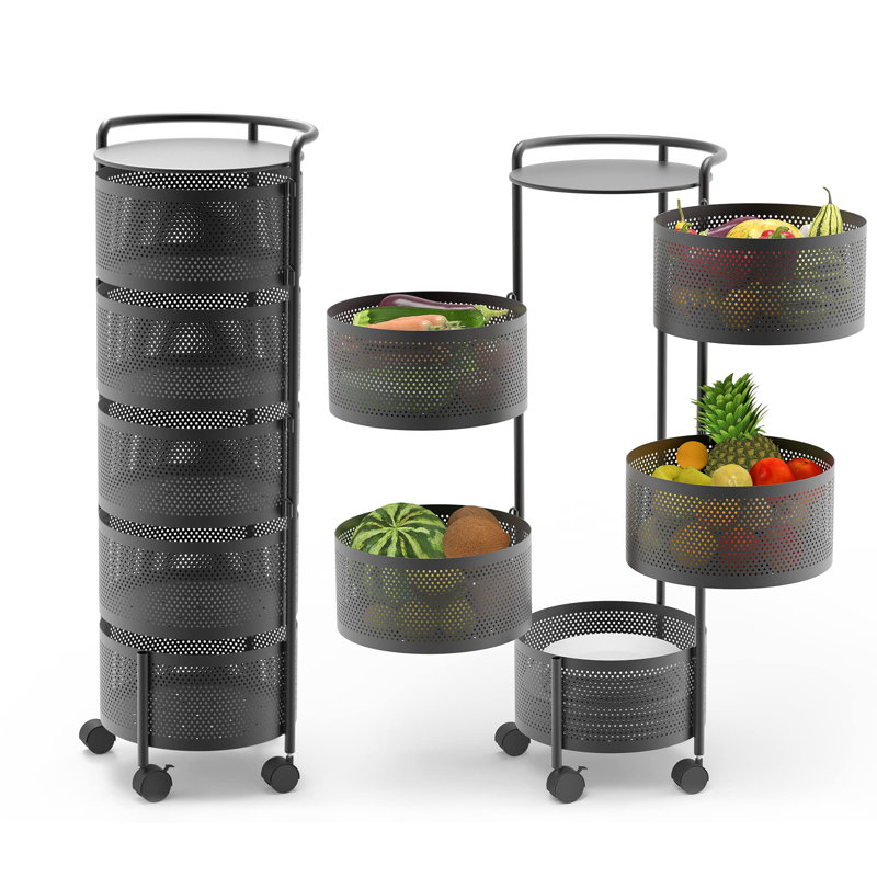 Devi 33.5cm W Metal Storage Rack