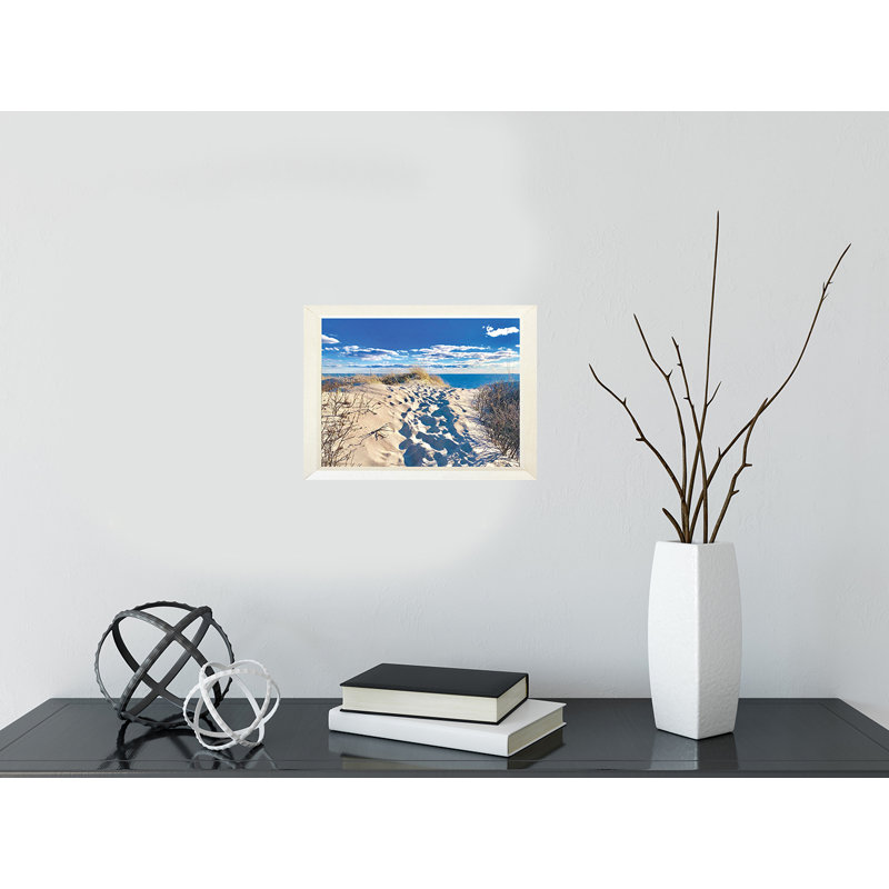 Traces de tranquillité - photographie, H 10,5 po x l 12,5 po x P 1,25 po, Papier encadré blanc, Pas de tapis