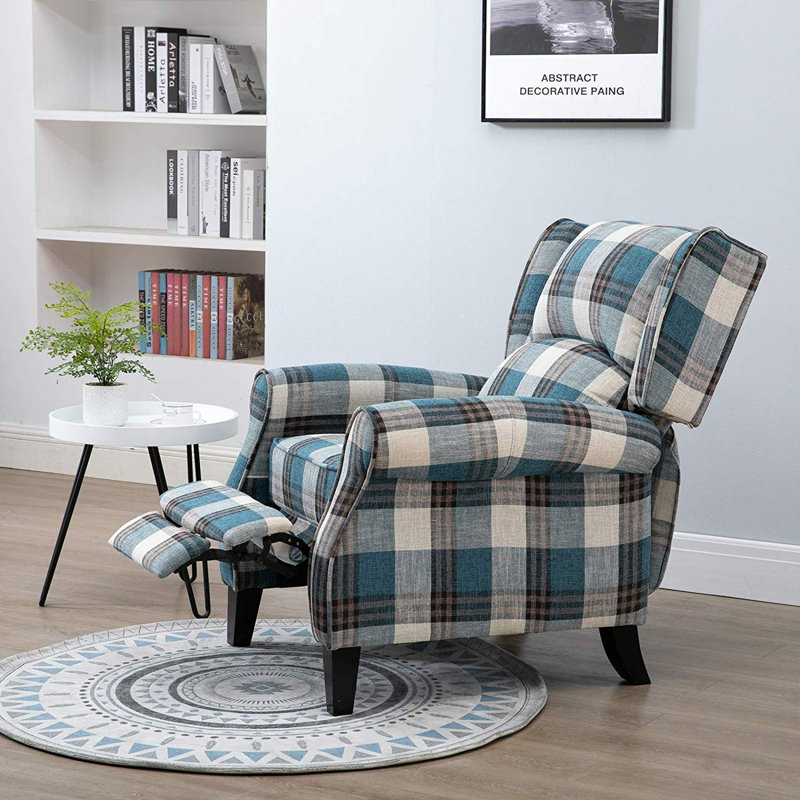 Alba 81cm Wide Standard Recliner, Blue