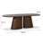 Tov Furniture Gladyss Brown Burl Oval 87" Dining Table