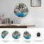 "Mountain Lake", horloge murale en verre-868255025