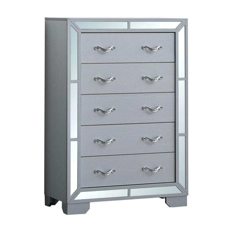 Commode Murry G004800-CH, argent