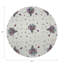 Pistils Small Bouquet Pebbles 16" Vinyl Placemat