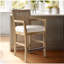 Tabouret de bar en osier