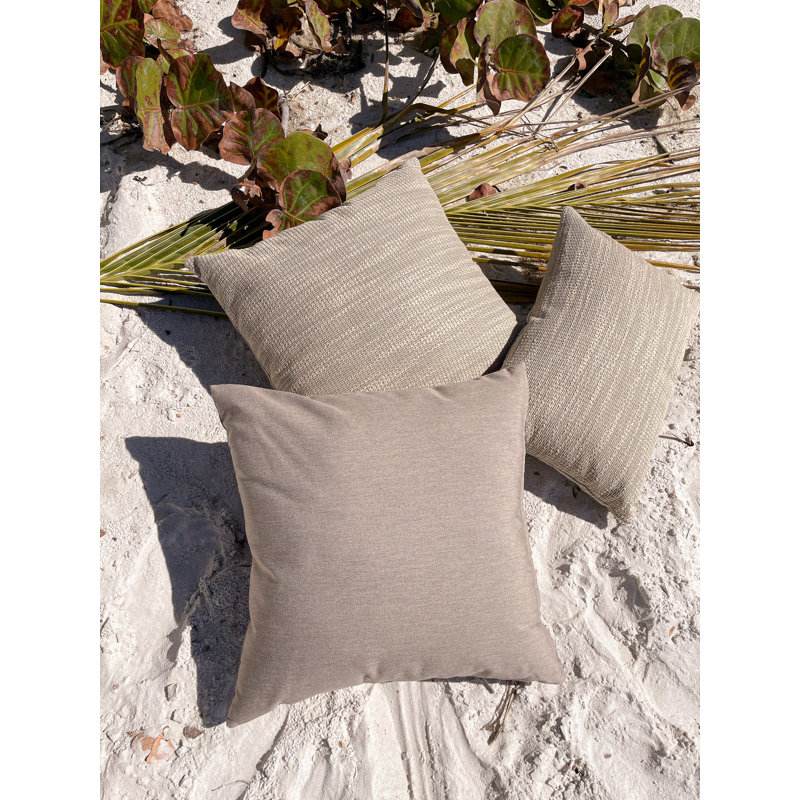 Housse de coussin et insert Luxe Essential, Moka