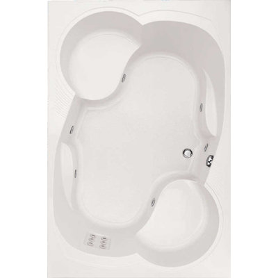 Makyla 75'' L Whirlpool Bathtub