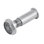 Door Viewer, 9/16 in. Bore Diameter, Solid Brass Housing, Satin Nickel (Single Pack)