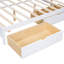 Lit de jour en bois avec 2 tiroirs et rangement - Conception pratique de la chambre à coucher-480237264-480237265