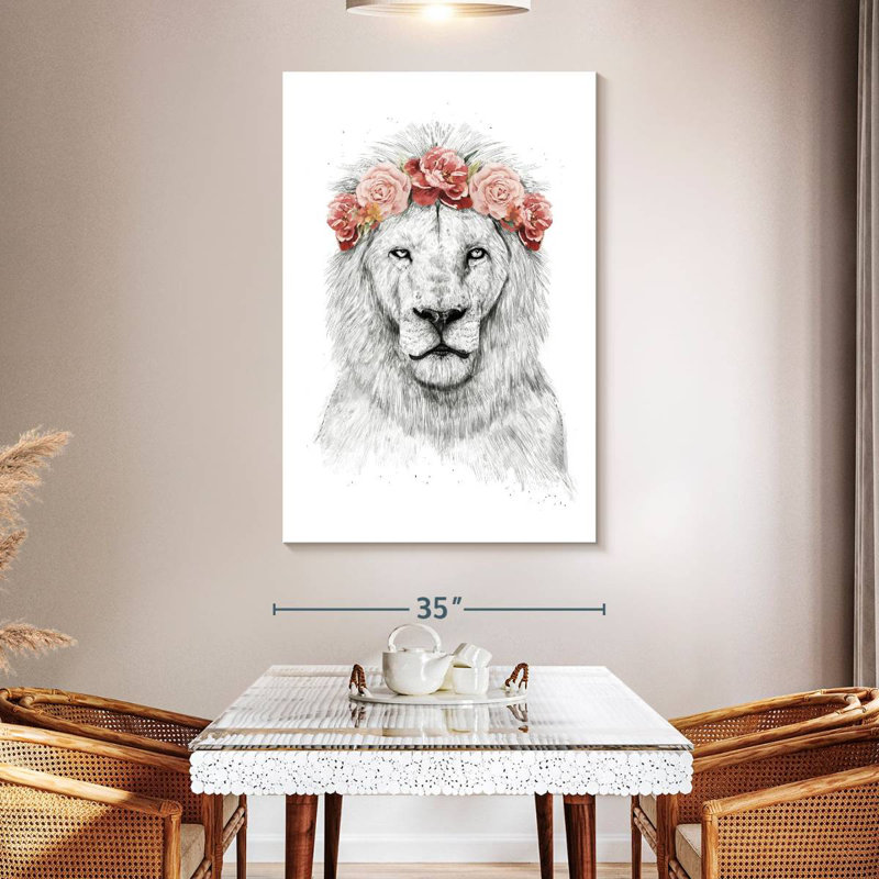 Lion Brampt Festival, H 51 po x l 34 po