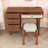 Bohemian Makeup Vanity Set with Storage Drawers, USB Ports, Charging Plug and Stool-1824729621