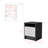 Two Drawers, Smokey Oak / White Finish-702681236