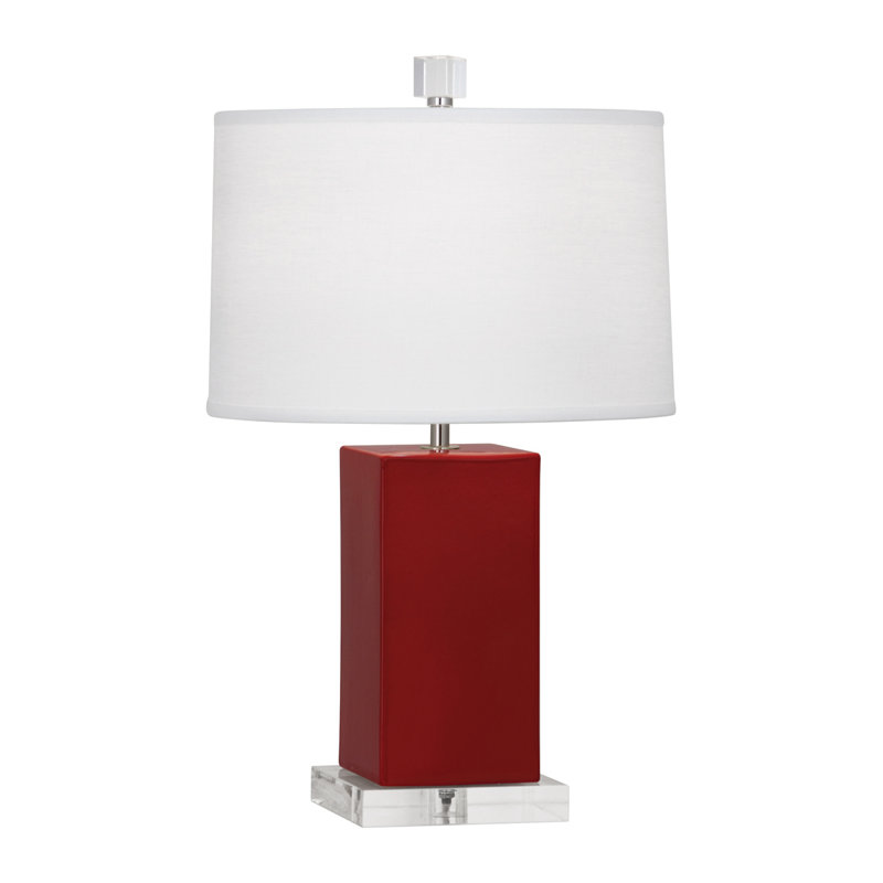 Small Harvey Accent Lamp, Oxblood