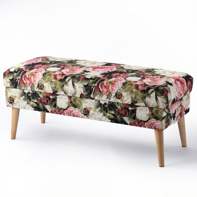 Chowk Velvet Upholstered Storage Bench