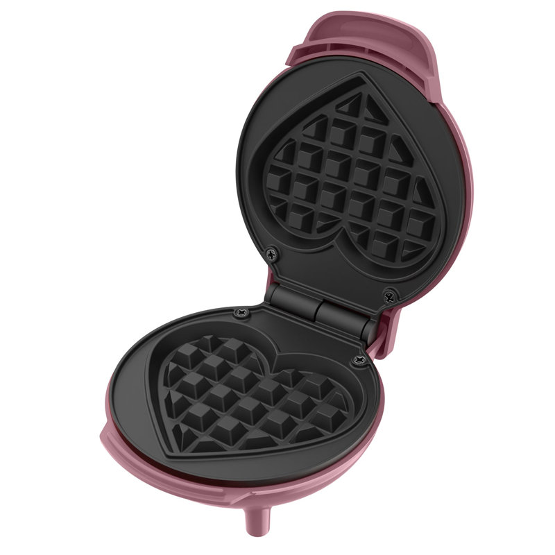 Mini gaufrier en forme de cœur 4 po Brentwood