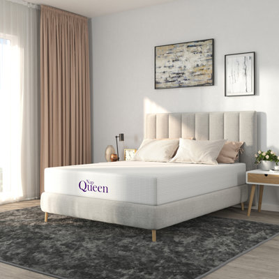 Matelas simple en mousse à mémoire de forme de 12 pouces avec housse en maille soyeuse, pour un soutien articulaire et de la colonne vertébrale, un confort moyen, un sommeil confortable en pouces d'épaisseur, une housse confortable, un alignement gris anthracite, une fermeté idéale