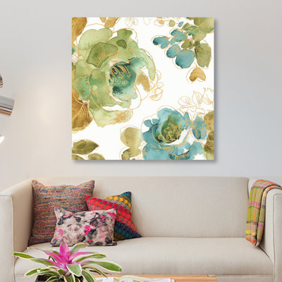 «My Greenhouse Roses II», reproduction sur toile