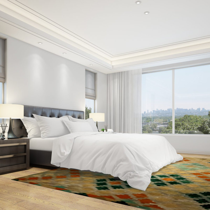 Hively Geometric Hand Woven 170cm X 250cm Area Rug