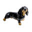 Figurine pour chien debout teckel Juan