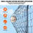 VEVOR Polyester Roundnet with Carrying Case-99524606