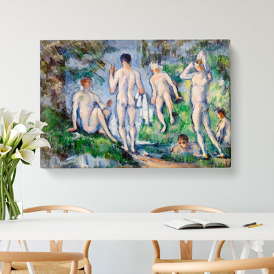 Bathers Vol.5 by Paul Cezanne - Wrapped Canvas Painting