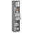 vidaXL Bookshelf Bookcase Book Cabinet Rack Standing Shelf Engineered Wood-1355358515