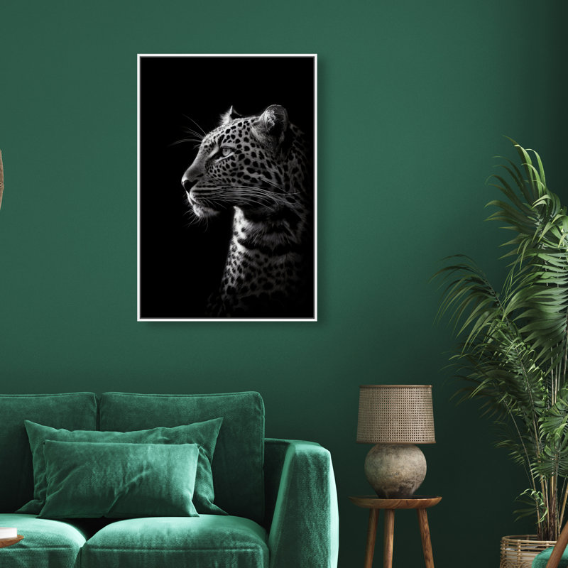 Dark Hunter I Print by Oliver Gal, 37" H x 25" W, White Floater Frame