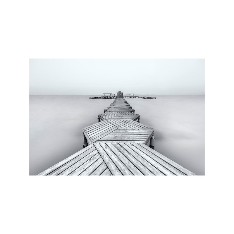 The Pier by Xavier Garci - Wrapped Canvas Print, 101.6 cm H x 66.04 cm W x 1.91 cm D