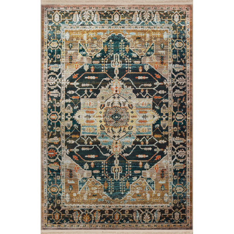 Xaven Moroccan Indoor / Outdoor Rug, Rectangle 5' x 7'7"
