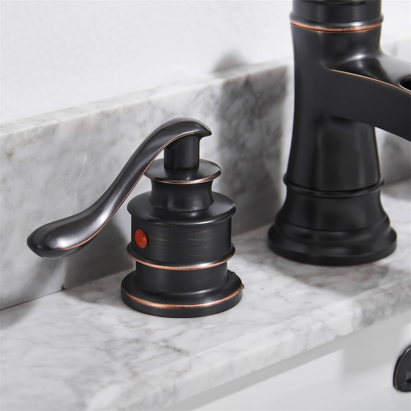 2-handle Bathroom Faucet with Drain Assembly, Oil Rubbed Bronze