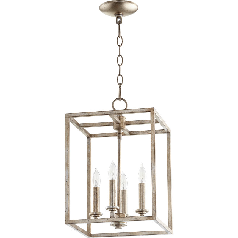 Montejano 4 - Light Square/Rectangle Pendant, Oiled Bronze, 17" H x 11" W x 11" D