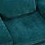 Fauteuil rembourré en chenille avec larges accoudoirs et dossier ergonomique-785287383