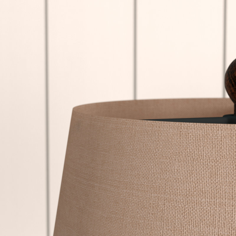 Roxann Resin Table Lamp, Brown, Oatmeal