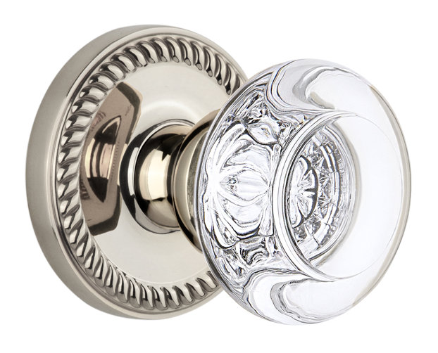 Figurine Grandeur Newport Rosette, Nickel poli