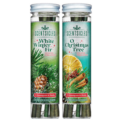 Scentsicles, 6pc Stick, Winter Fir & O Christas Tree- 2 Pack